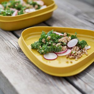 Tallrikar StackPlate Kit nature, 4-pack