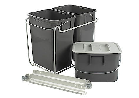 Jätteidenlajittelusarja, ulosvedettävä