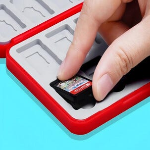 Exibel spelkortsfodral till Ninteno Switch, 24 fack