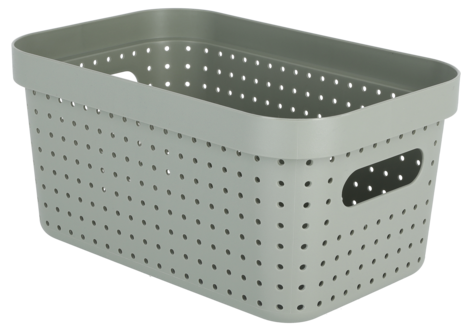 Förvaringskorg Neat grön, återvunnen plast