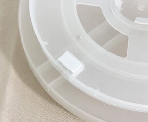 Drikkedispenser med 4 tappekraner, lokk og dreiebrett, 5,5 liter