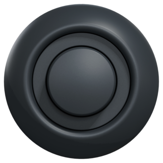 Schneider Renova LED-dimmer, 370 W, innfelt, svart