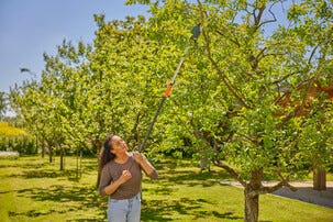 Gardena StarCut Pro S toppsaks, hagesaks med teleskopskaft, 160 cm