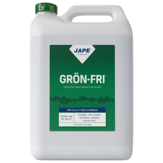 Jape Grön Fri takrengöring, stenplattor och trall