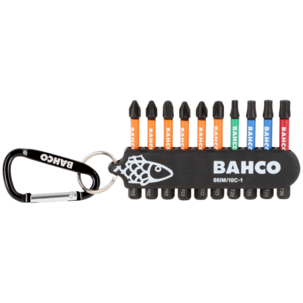 Bahco bitssats Impact 1/4 tum, torsion bits, 10 delar