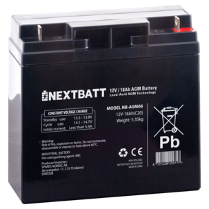 AGM-batteri 12 V