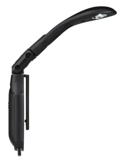 Batteridriven boklampa med klämfäste