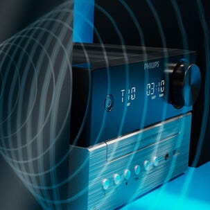 Philips mikrosystem med CD och Bluetooth, TAM3205M2 