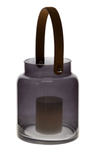 Glasslykt med håndtak