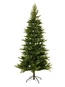 Smalt juletre med belysning Lillehammer Slim 210 cm