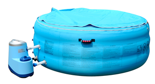 Uppblåsbart spa med airjet