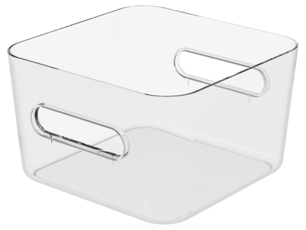 SmartStore Compact Square förvaringslåda plast, genomskinlig