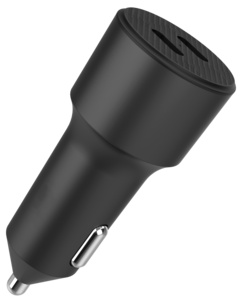 Billaddare mobil 2-i-1, 12 V, 24 V, USB-C, 40 W