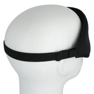 Vadderad sovmask 3D för vuxna, svart 