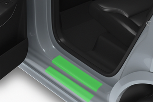 Suojakalvo auton kynnykseen läpinäkyvä 20 x 120 cm