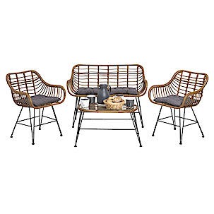 Ulkokalusteet polyrottinkia Lounge