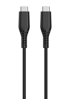 USB C kabel 1m USB C til USB C Clas Ohlson