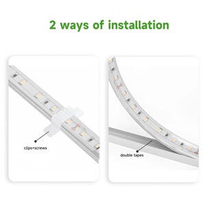 Växtbelysning LED-list med timer, 3 meter