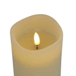 LED-kynttilä vahakynttilä, paristo, kaukosäädin, 3 kpl, Pure Living Nordic