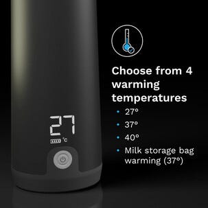 Baby Brezza Superfast Portable Warmer flaskvärmare, svart