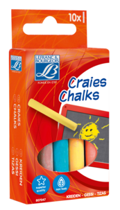 Skoltavelkritor färgade, Lefranc & Bourgeois