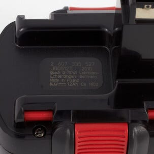 Bosch 14,4 V, batteri