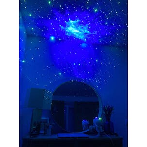 Galaxy-lampe med stjerneprosjektor, Astronaut Galaxy Light