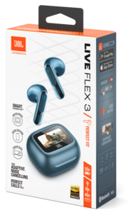 JBL Live Flex 3 trådlösa in ear-hörlurar, lång batteritid