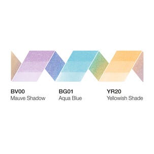 Copic Ciao Layer & Mix, pennor Pastell Palette, 3-pack