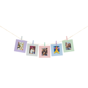 Instax Mini Banner fotopapper-kit med nypor