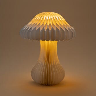 Papirlampe Emilia hvit 32 cm, Northlight