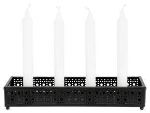 Adventsljusstake metall