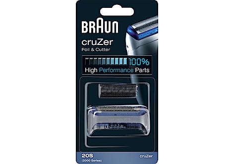 Reservfolie och skärhuvud till Brauns rakapparater 20S
