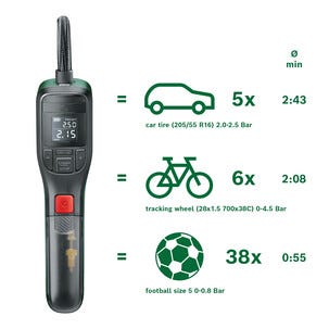 Bosch Easypump Akkukäyttöinen kompressori 3,6 V