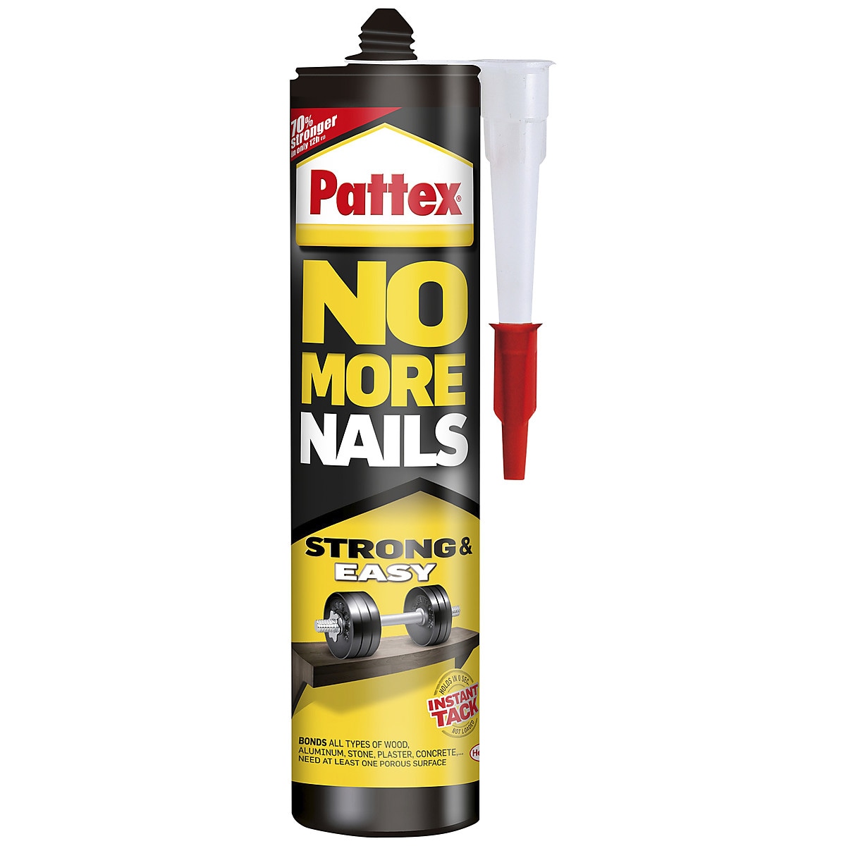 Asennusliima Pattex No More Nails, patruuna 300 ml

