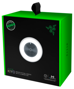 Razer Kiyo Webcam streaming-kamera med ringlampa