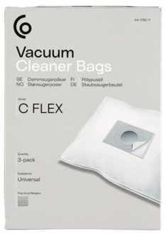 CFlex støvsugerposer, 3-pakning