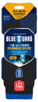 SockShop Blueguard slitstarka herrstrumpor, 1-par
