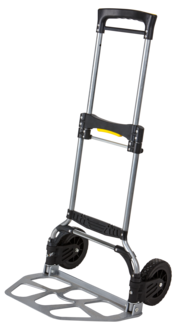Hopfällbar transportkärra