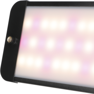 LED-vekstlys med stativ og timer, svart