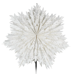 Northlight stor snøfnuggformet adventsstjerne, hvit, 60 cm