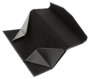 Sammenleggbart brilleetui, svart