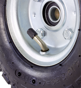 Innerslang 4.10/3.50-4 tum med böjd ventil