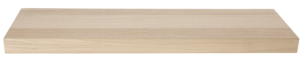 Svävande vägghylla i ekfanér FSC, 60 eller 80 cm