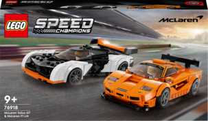LEGO Speed Champions McLaren Solus GT & McLaren F1 LM 76918, från 9 år