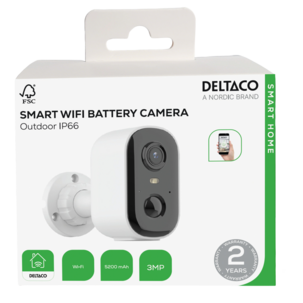 Deltaco Smart Home overvåkningskamera utendørs, SH-IPC19