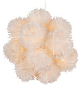 Valoketju, jossa höyhenpalloja, LED, Northlight