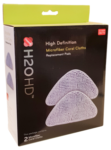 Koralldukar till ångmopp H2O HD Mop, 2-pack