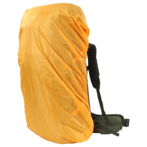 Vandringsryggsäck 60 liter med regnskydd grön