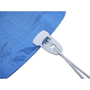 Holdon Midi Clips Presenningsklemme, hvit, 4 stk/pk